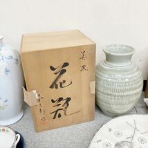 ◆【売り切り】日本食器大量まとめセット！KORANSHA香蘭社 江戸硝子 切子硝子 花瓶 ぐい呑 ペアグラス 夫婦湯呑EXCEED BON木箱 陶器 和食器_画像5