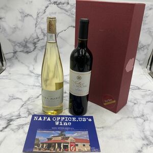 ●【売り切り】未開栓 NAPA OFFICE US ナパオフィス 白ワイン12% 赤ワイン14% 2本セット KARA MARIE kolley&YOUNG ZINFANDEL 750m