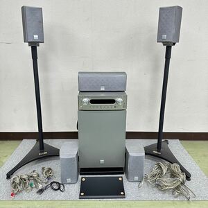 $【売り切り】DENON デノン AVサラウンドアンプ スピーカーセット AVC-M330 SC-CM330 SC-AM330オーディオ機器 スタンド付属