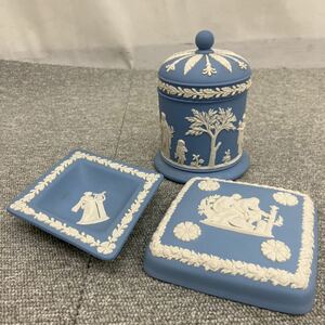 ◎【売り切り】WEDGWOOD ウェッジウッド ジャスパー ブランド陶磁器 小物入れ 小皿 アクセサリートレイ 