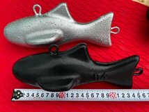 ダウンリガー、6.6LB /BEE フィッシュウエイト魚型・3kg/1個の価格/カラーはシルバー・佐川急便配送_画像3