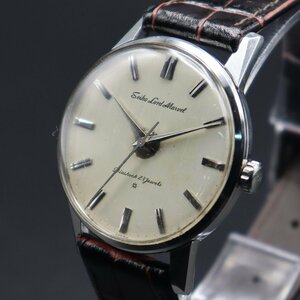 SEIKO LORD MARVEL セイコー ロードマーベル 15023E 手巻き 23石 SD文字盤 1960年代 新品革ベルト アンティーク メンズ腕時計