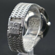 RADO DIASTAR ラドー ダイヤスター 自動巻き 9面カットガラス 超硬ケース 赤デイト スイス製 純正ブレス アンティーク メンズ腕時計_画像5