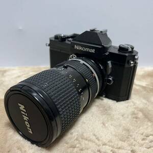 Nikomat★古い昭和のフィルムカメラ★アンティーク ニコン 日本製 ニコマート FT2★zomm-NIKKOR 35〜70mm 1:35 望遠レンズ 本体セット