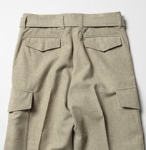 2021AW SUPER MILLED SHETLAND WOOL BELTED FIELD PANTS _画像2