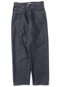 AURALEE HARD TWIST DENIM WIDE PANTS