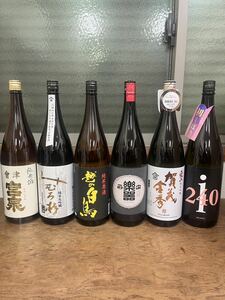 宮泉純米酒/みむろ杉純米大吟醸/越の白鳥純米原酒/楽器正宗大吟醸/加茂金秀純米吟醸/i240/1800ml6本セットB