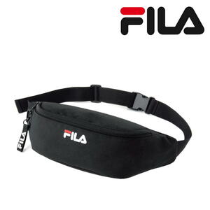 FILA[ filler ] belt bag waist bag body bag black black unused running marathon etc. 