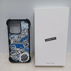 f120 CASETiFY バウンス MagSafe対応 iPhone 15 Pro ケース [MIL規格準拠 (6x MIL-STD-810G MagSafe に対応] - miniJOHN - クリア ブラック