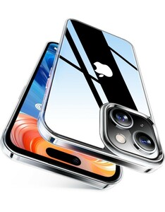 f128 UltraGlass for iPhone 15 ケース 米軍MIL規格 耐衝撃 クリア 耐久性 ワイヤレス充電対応 アイフォン 15 用 (クリア)