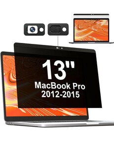 f143 MacBook Air 13 / MacBook Pro 13用 マグネット式 のぞき見防止 プライバシーフィルター ブルーライトカット 両面使用 保護フィルム 