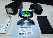 正規品 新品 偏光レンズ2枚付き OAKLEY RADARLOCK PATH オークリー レーダーロック パス Jade Black Polarized ポラライズド サングラス_画像2