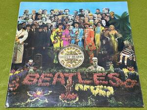 送料無料！【仏オリジナル盤】Beatles Sgt. Pepper's Lonely Hearts Club Band Y/B Parlophoneレーベル モノラル