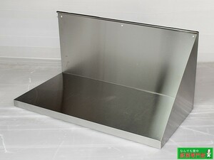 ◆業務用ステンレス製平棚 壁付け食器棚 W600×D300×H300中古厨房◆ hd414