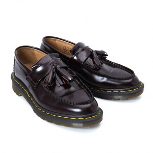 コムコム コムデギャルソン×ドクターマーチン Dr.Martens タッセルレザーシューズ 赤茶UK6(25cm位)