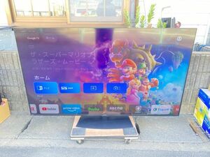 【中古】シャープ 65V型 4K 液晶 テレビ AQUOS 4T-C65EL1 Google TV Dolby Atmos (2022年モデル) 回転式スタンド 【2423120039732】