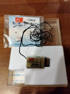 GWS 4ch FM受信機 GWR-4P フタバ用 72番クリスタル付 中古 送料180円