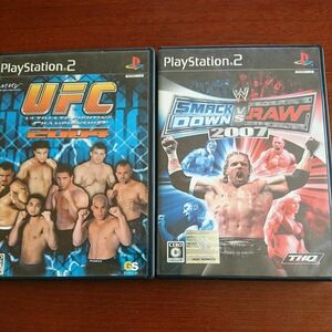 UFC2004 WWE2007 ps2 プレステ2 プレイステーション2