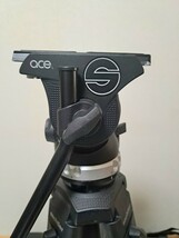 sachtler ザハトラー ace SA-drag 雲台 三脚 3段/USED_画像10