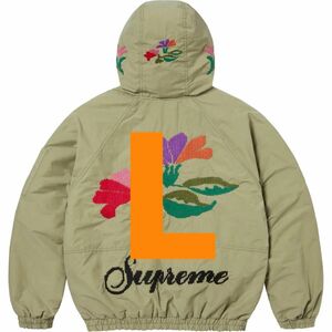 Lサイズ supreme Needlepoint Hooded Jacket シュプリーム ブルゾン ダウン ジャケット