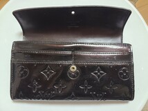 【ジャンク品】 LOUIS VUITTON ルイヴィトン モノグラム ヴェルニ ポルトフォイユ 長財布_画像1