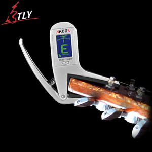 #1627# acoustic guitar for aroma aluminium alloy 2-in-1 clip type guitar tuner &kapo multifunction universal 