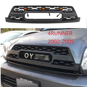 #1632# TOYOTA 4runner ハイラックスサーフ 2002-2005 ABS樹脂 フロントレースとメッシュの保護カバー カーアクセサリー