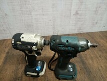 makita　マキタ　18V インパクトドライバ　インパクトレンチ　まとめ　TD171D TW181D インパクト　電動工具　ジャンク_画像3