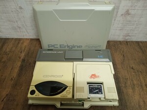 PCE　NEC　PC Engine　PCエンジン　本体　PI-TG001 CDR-30A IFU-30A インターフェイスユニット　レトロゲーム　CD-ROM2 ジャンク