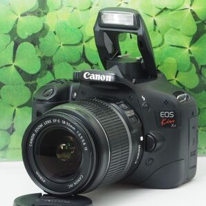 【美品 】スマホへ転送可能♪一眼の入門機 高画質CanonKissX4レンズセット