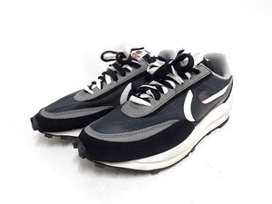 美品 Nike×sacai LDWAFFLE BV0073-001 26.5cm ナイキ×サカイ ワッフル Dark Grey Black White スニーカー