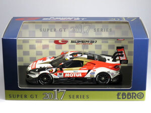 1/43 スーパーGT 2017 MOTUL MUGEN NSX-GT Rd.6 Suzuka No.16 (45548)