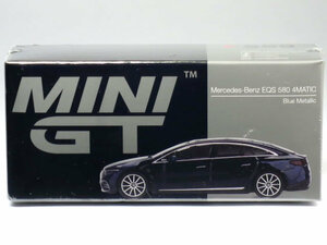 MINI GT 1/64 メルセデス ベンツ EQS 580 4MATIC ナチュラルブルーメタリック (左ハンドル) (MGT00559-L)