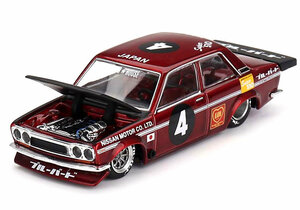 MINI GT 1/64 ダットサン 510 プロストリート JAPAN V1 KAIDO★HOUSE (左ハンドル) (KHMG087)