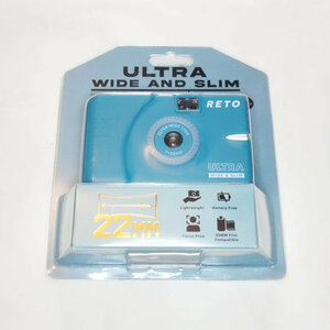 RETO Ultra Wide & Slim フィルムカメラ ウルトラワイドスリム 35mm ティール コンパクト 広角 22mm トイカメラ おしゃれ