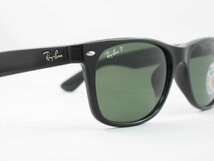 ケース黒 Ray-Ban レイバン RB2132F-901/58 58サイズ 偏光サングラス NEW WAYFARER ニューウェイファーラー 大きいメガネ ビッグサイズ BIG_画像4