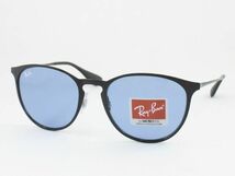 ケース黒 Ray-Ban レイバン RB3539-002/80 サングラス Erika metal エリカメタル ブラック ライトブルー 00280 エリカ メタル ボストン_画像1