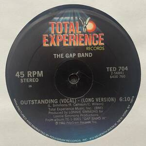 【即決】Gap Band/Outstanding/Total Experience Records TED 704