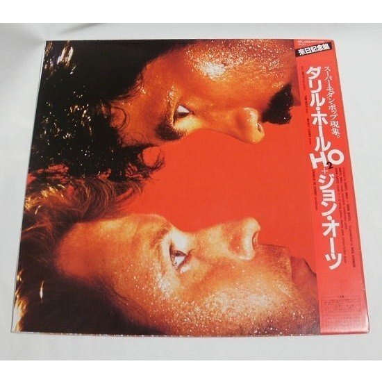 LP「ダリル・ホール&ジョン・オーツ/H2O」1982年ヒット曲「マンイーター」他収録　帯付/再生良好