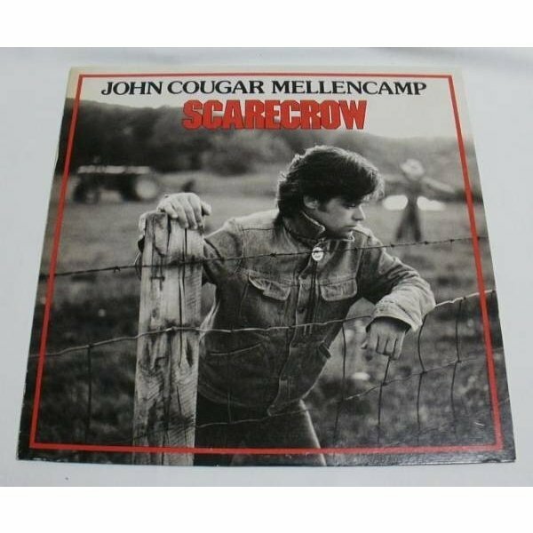 LP「ジョン・クーガー・メレンキャンプ/Scarecrow」ド迫力のアメリカンロック 1985年 再生良好/解説書なし