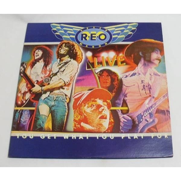 LP2枚組「REOスピードワゴン ライヴ」1977年全米プラチナ・ディスク獲得白熱ライヴ盤 再生良好