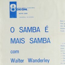 ■Walter Wanderley（ワルター・ワンダレイ）｜O SAMBA E MAIS SAMBA ＜LP 1962年 ブラジル盤＞_画像3