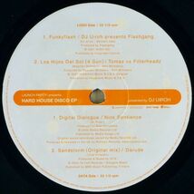 ■DJ Uiroh, Tomaz vs. Filterheadz, Nick Sentience, Darude｜HARD HOUSE DISCO EP ＜12' 2002年 日本盤＞_画像6