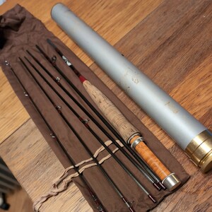 カディス フライロッド パックロッド caddis flyrod 約7.7ft #3 6pc 渓流釣り 源流 フライフィッシング 管理釣り場 ハードケース付 代々木