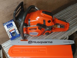 プロ用機種 ハスクバーナ エンジンチェーンソー 550XPG ハンドルヒーター付き husqvarna 検索 550XP 346XP 346XPG