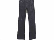 GERUGA 14oz STRAIGHT DENIM PANTS 34 size / ゲルガ ブラックデニム ストレートパンツ メンズ_画像2