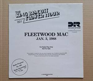 Italy盤LP◎Fleetwood Mac『Jan.3,1988』The King Biscuit Flower Hour 001 RD001 DIR Radio Network フリートウッド・マック ラジオショー