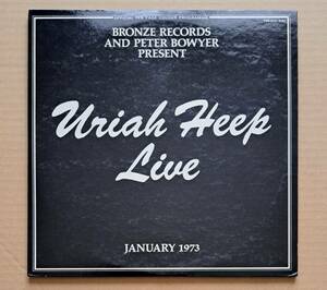 国内盤LP2枚組◎ユーライア・ヒープ『ライヴ』インナースリーブ付 PSS-273～4-BZ BRONZE 日本コロムビア Uriah Heep Live January 1973