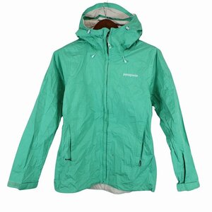 patagonia パタゴニア トレントシェルジャケット ナイロン ジャケット 防水 防風 アウトドア グリーン (レディース M) O8637 /1円スタート