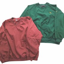 古着卸 まとめ売り プルオーバー ジャケット ８枚セット (メンズ 2XL/3XL) デタッチャブル ワンポイント JA4 MR0343 1円スタート_画像4